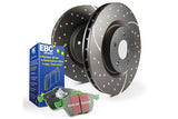 EBC Brakes S10KR1441 Greenstuff 2000 series is a high friction pad designed to improve stopping power