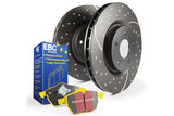 EBC Brakes S5KR1421 GD sport rotors, wide slots for cooling to reduce temps preventing brake fade.