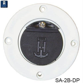 T-H MARINE SA-2B-DP WHITE/BLACK SCUPPER ADAPTER