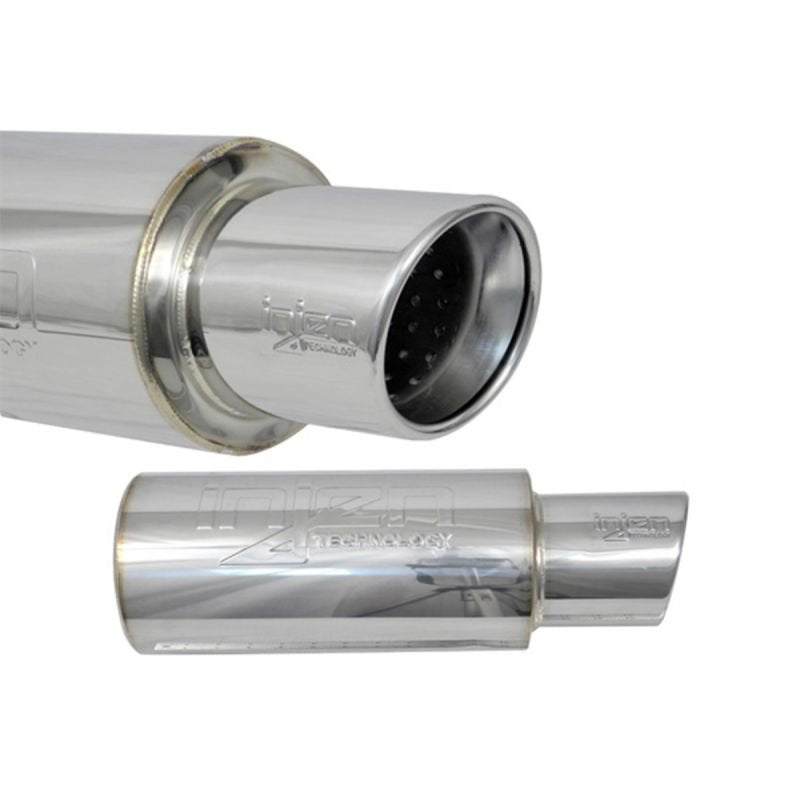 Injen SES300C 76MM Universal Muffler with TIP, Part No. SES300C, 3.00"Inlet.