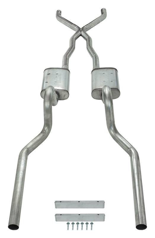 PYPES EXHAUST SFM05V 1965-70 CONVERTIBLE MUSTANG 2.5' CR