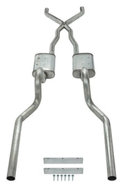 PYPES EXHAUST SFM05V 1965-70 CONVERTIBLE MUSTANG 2.5' CR