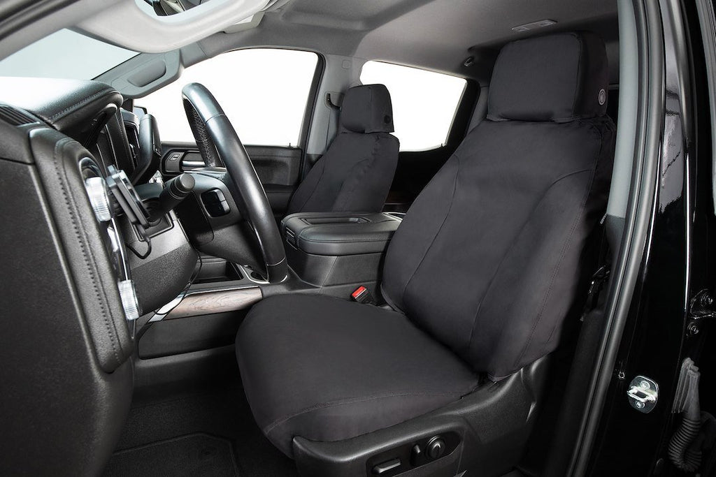 Seat Saver SS1347PCCH Polycotton SeatSaver Custom Front Row Seat Covers - Charcoal