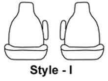 Load image into Gallery viewer, Seat Saver SS2299PCCT Polycotton SeatSaver Custom Front Row Seat Covers - Misty Grey