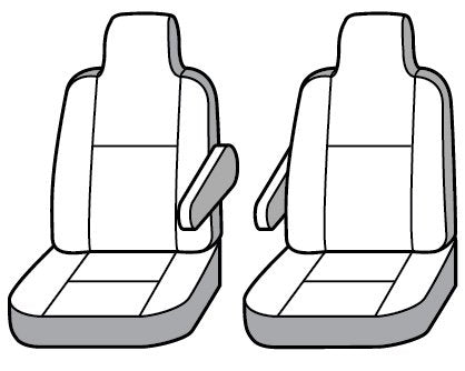 Seat Saver SS2511PCTN Polycotton SeatSaver Custom Front Row Seat Covers - Tan