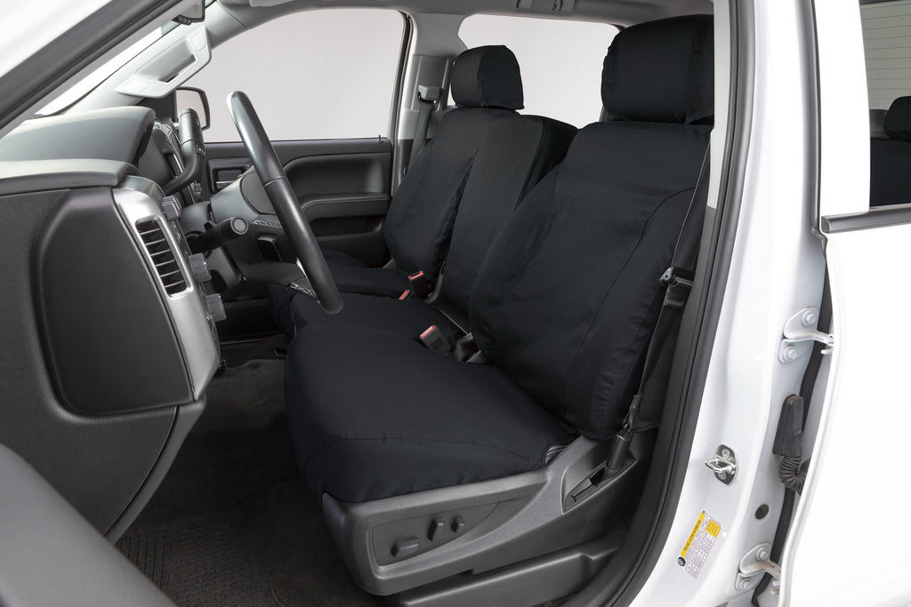 Seat Saver SS2555PCCH Polycotton SeatSaver Custom Front Row Seat Covers - Charcoal