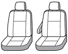 Seat Saver SS2555PCGY Polycotton SeatSaver Custom Front Row Seat Covers - Grey