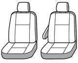 Seat Saver SS2555PCGY Polycotton SeatSaver Custom Front Row Seat Covers - Grey