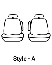 Load image into Gallery viewer, Seat Saver SS2582PCCH Polycotton SeatSaver Custom Front Row Seat Covers - Charcoal