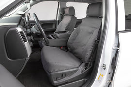 Seat Saver SS2583PCGY Polycotton SeatSaver Custom Front Row Seat Covers - Grey