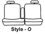 Seat Saver SS3349PCTP Polycotton SeatSaver Custom Front Row Seat Covers - Taupe