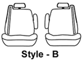 Seat Saver SS3353PCTP Polycotton SeatSaver Custom Front Row Seat Covers - Taupe