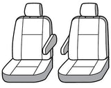 Seat Saver SS3370PCGY Polycotton SeatSaver Custom Front Row Seat Covers - Grey