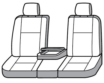Seat Saver SS3415WFTP Waterproof Polyester SeatSaver Custom Front Row Seat Covers - Taupe