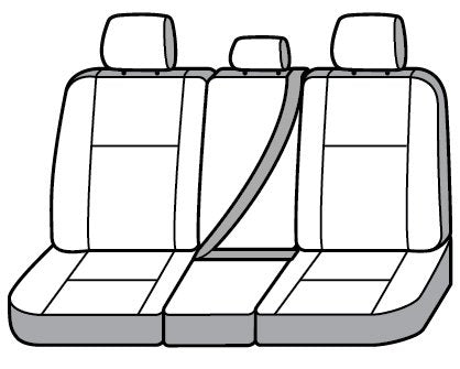 Seat Saver SS3440PCCT Polycotton SeatSaver Custom Front Row Seat Covers - Misty Grey