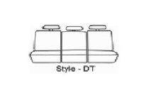 Load image into Gallery viewer, Seat Saver SS3480PCGY Polycotton SeatSaver Custom Front Row Seat Covers - Grey