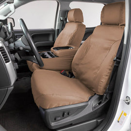 Seat Saver SS3483PCTN Polycotton SeatSaver Custom Front Row Seat Covers - Tan