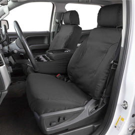 Seat Saver SS3489WFGY Waterproof Polyester SeatSaver Custom Front Row Seat Covers - Grey