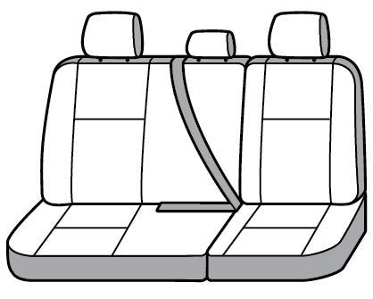 Seat Saver SS7445PCTP Polycotton SeatSaver Custom Second Row Seat Covers - Taupe