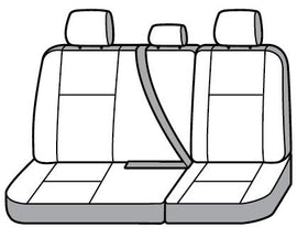 Seat Saver SS7445PCTP Polycotton SeatSaver Custom Second Row Seat Covers - Taupe