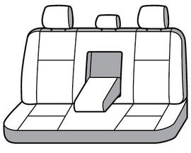 Seat Saver SS7483PCCH Polycotton SeatSaver Custom Second Row Seat Covers - Charcoal