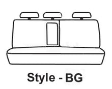 Load image into Gallery viewer, Seat Saver SS7484PCGY Polycotton SeatSaver Custom Second Row Seat Covers - Grey