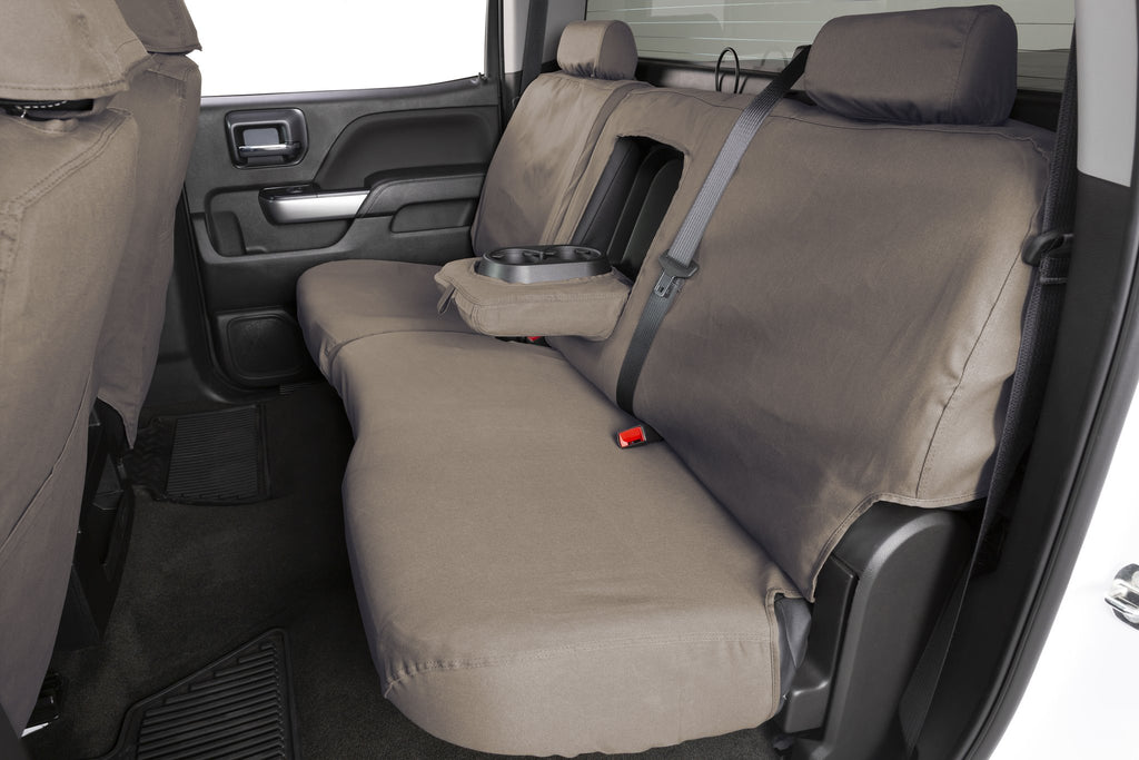 Seat Saver SS7535PCCH Polycotton SeatSaver Custom Second Row Seat Covers - Charcoal