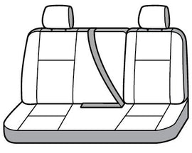 Seat Saver SS7541PCCH Polycotton SeatSaver Custom Second Row Seat Covers - Charcoal