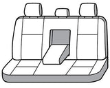 Seat Saver SS7563PCCH Polycotton SeatSaver Custom Second Row Seat Covers - Charcoal