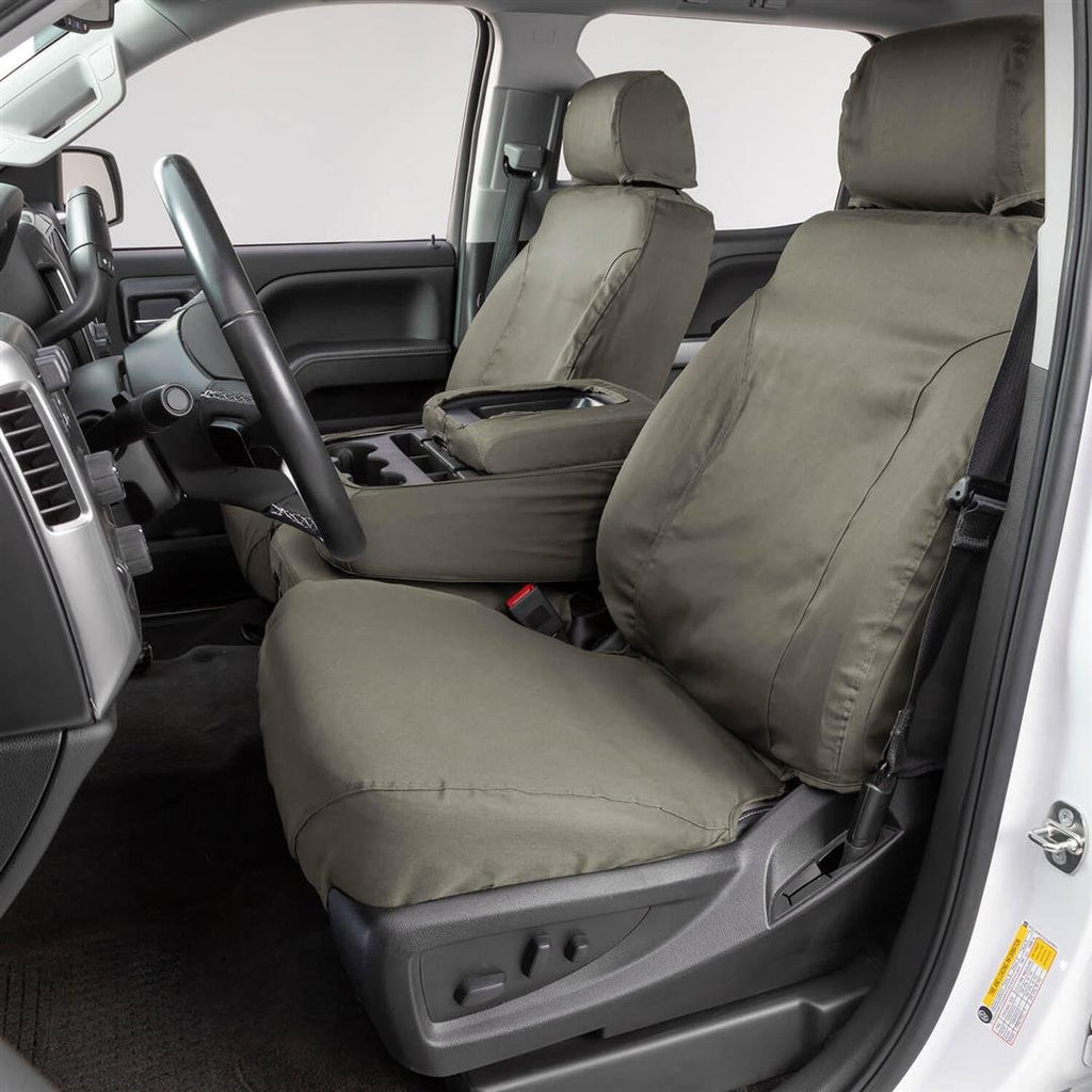 Seat Saver SS7578PCCT Polycotton SeatSaver Custom Second Row Seat Covers - Misty Grey