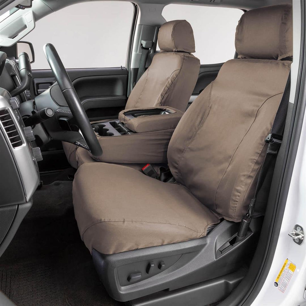 Seat Saver SS7578PCTP Polycotton SeatSaver Custom Second Row Seat Covers - Taupe