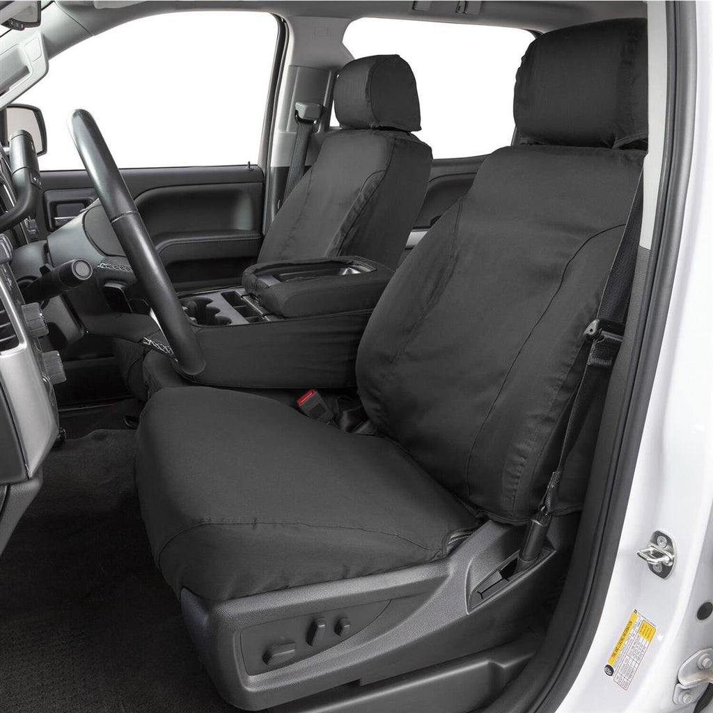 Seat Saver SS7578WFGY Waterproof Polyester SeatSaver Custom Second Row Seat Covers - Grey