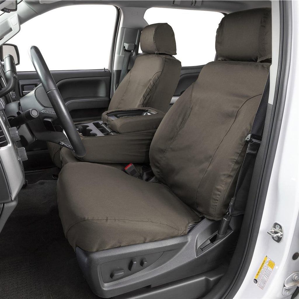Seat Saver SS7578WFTP Waterproof Polyester SeatSaver Custom Second Row Seat Covers - Taupe