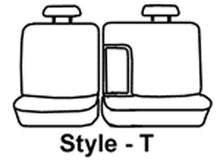 Load image into Gallery viewer, Seat Saver SS8357PCGY Polycotton SeatSaver Custom Second Row Seat Covers - Grey