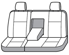 Seat Saver SS8399WFGY Waterproof Polyester SeatSaver Custom Second Row Seat Covers - Grey