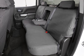 Seat Saver SS8516PCGY Polycotton SeatSaver Custom Second Row Seat Covers - Grey