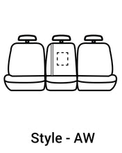 Load image into Gallery viewer, Seat Saver SS8525PCGY Polycotton SeatSaver Custom Second Row Seat Covers - Grey