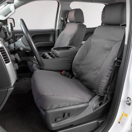 Seat Saver SS8527PCGY Polycotton SeatSaver Custom Second Row Seat Covers - Grey