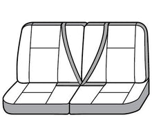 Load image into Gallery viewer, Seat Saver SS8529PCGY Polycotton SeatSaver Custom Second Row Seat Covers - Grey
