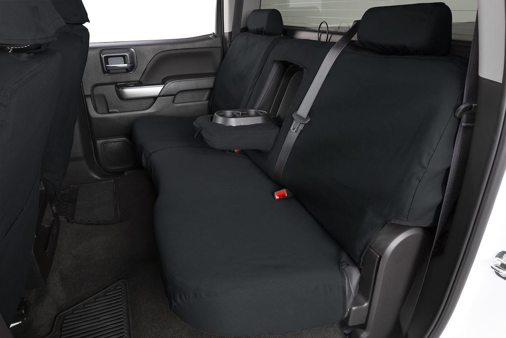Seat Saver SS8534PCCH Polycotton SeatSaver Custom Second Row Seat Covers - Charcoal