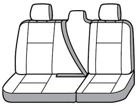 Seat Saver SS8537PCCH Polycotton SeatSaver Custom Second Row Seat Covers - Charcoal