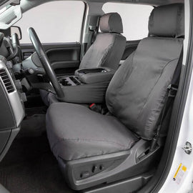 Seat Saver SS8537PCGY Polycotton SeatSaver Custom Second Row Seat Covers - Grey