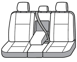 Seat Saver SS8540PCCH Polycotton SeatSaver Custom Second Row Seat Covers - Charcoal