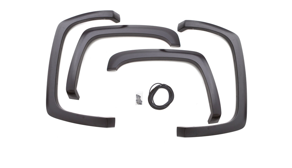 Lund SX106T Sport Style Fender Flare Set - Front and Rear, Textured, 4-Piece Set