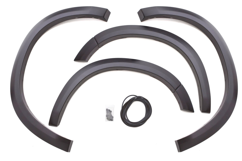 Lund SX203S Sport Style Fender Flare Set - Front and Rear, Smooth, 4-Piece Set