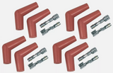 MSD 8853 Pro Race Spark Plug Boot & Terminal Kit 115 Deg, 8.5mm, Red