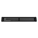 TrailFX RBA010TI Pwdr Ctd Titanium Black Alum Unlighted Rocker Panel Mount 250 Lb Cap 6.5x77