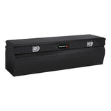 TrailFX 150562 Chest Sgl Lid Pwdr Ctd Black 16 Gauge Alum 54x19-7/8x17-1/8 13.5 Cubic Ft Cap