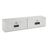 TrailFX 170721 Top Mount 2 Door Dia Tread Bright Pol 16 Gauge Alum 72x13.25x17 9.4 Cubic Ft Cap