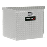 TrailFX 201341 Trailer Tongue Sgl Lid Dia Tread Bright Pol 16 Gauge Alum 34x18x21